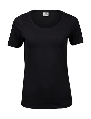 T-shirt donna Stretch - 002 - Black