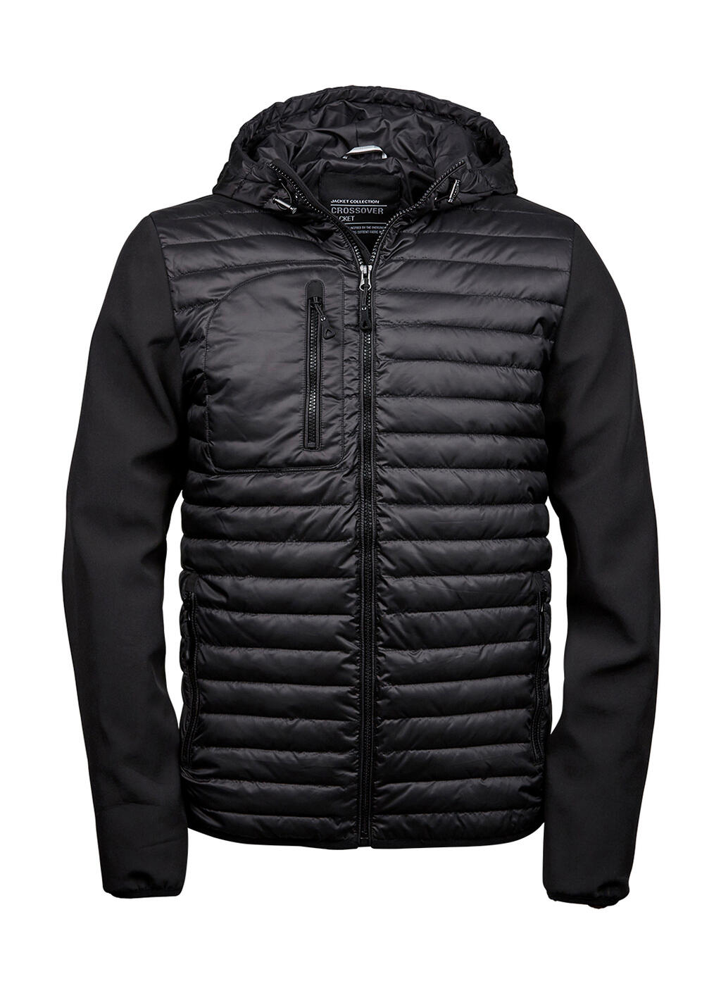 Men´s Hooded Crossover Jacket - 002 - Black