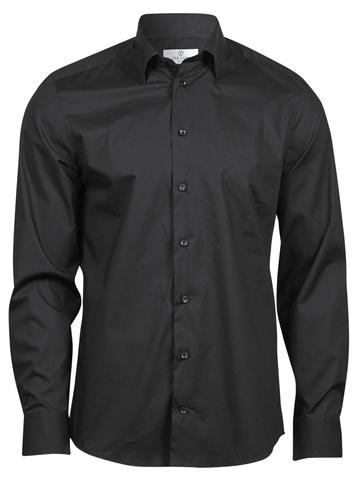 Stretch Luxury Shirt - 002 - Black