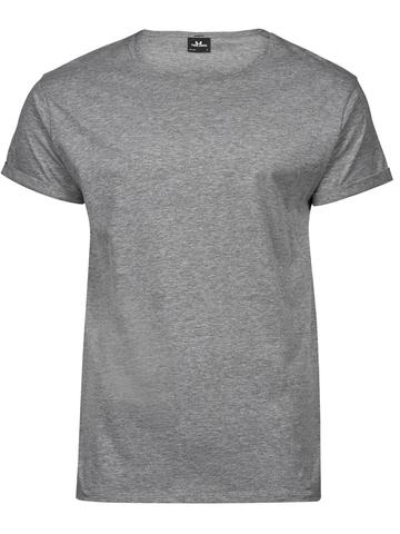 Roll-Up Tee - 007 - Heather Grey