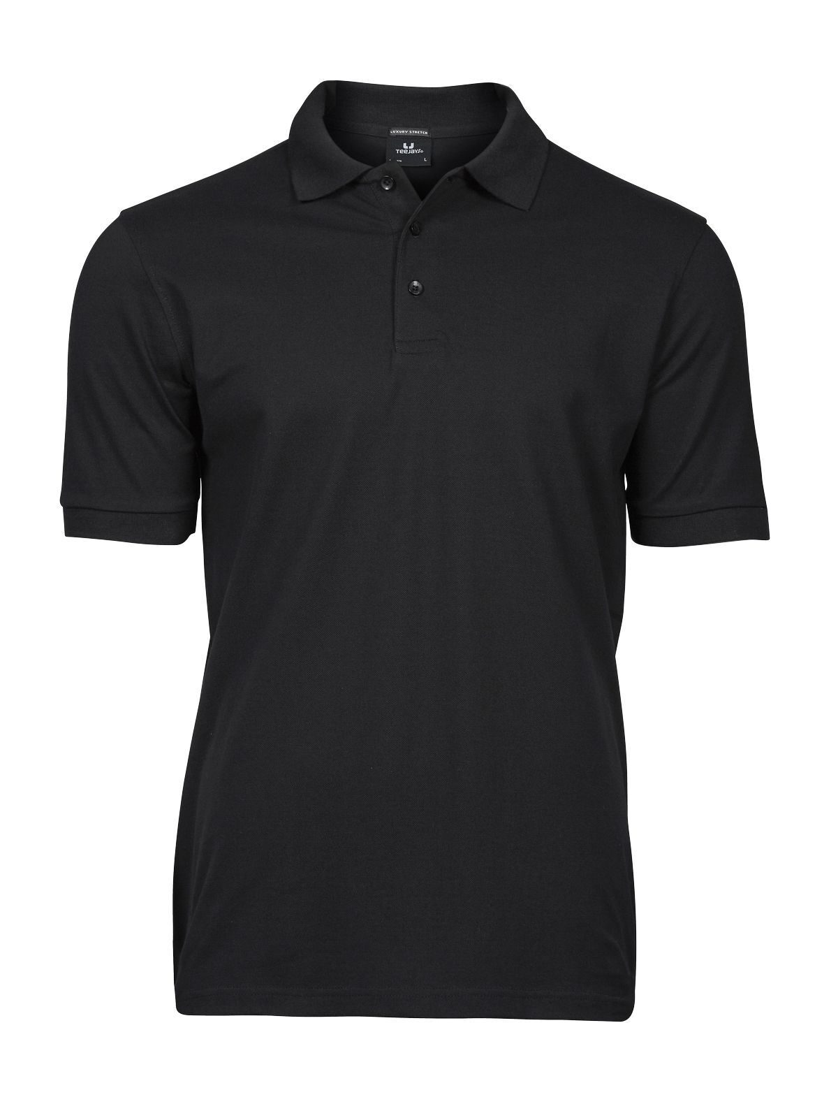 Men´s Luxury Stretch Polo - 002 - Black