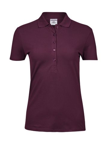 Ladies Luxury Stretch Polo - 013-WINE