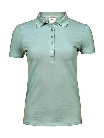 Ladies Luxury Stretch Polo - 015 - DUSTY GREEN