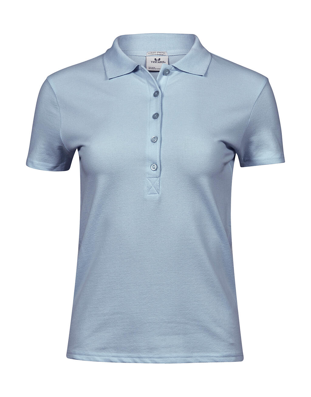 Women´s Luxury Stretch Polo - Light Blue