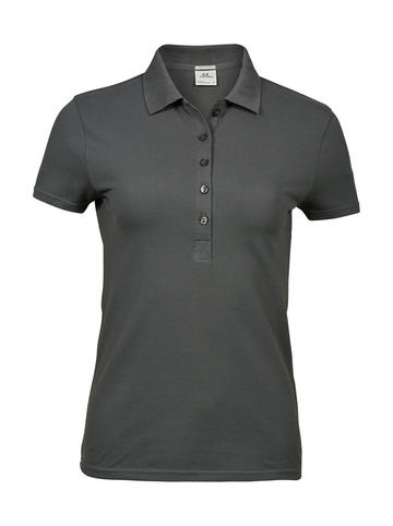 Ladies Luxury Stretch Polo - 050 - POWDER GREY