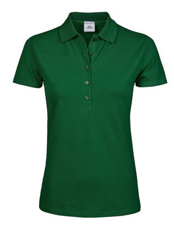 Ladies Luxury Stretch Polo - 056 - FOREST GREEN