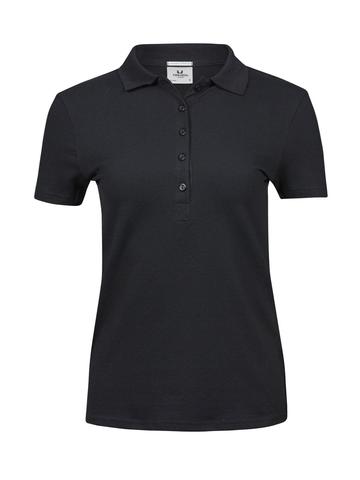 Ladies Luxury Stretch Polo - 002 - Black