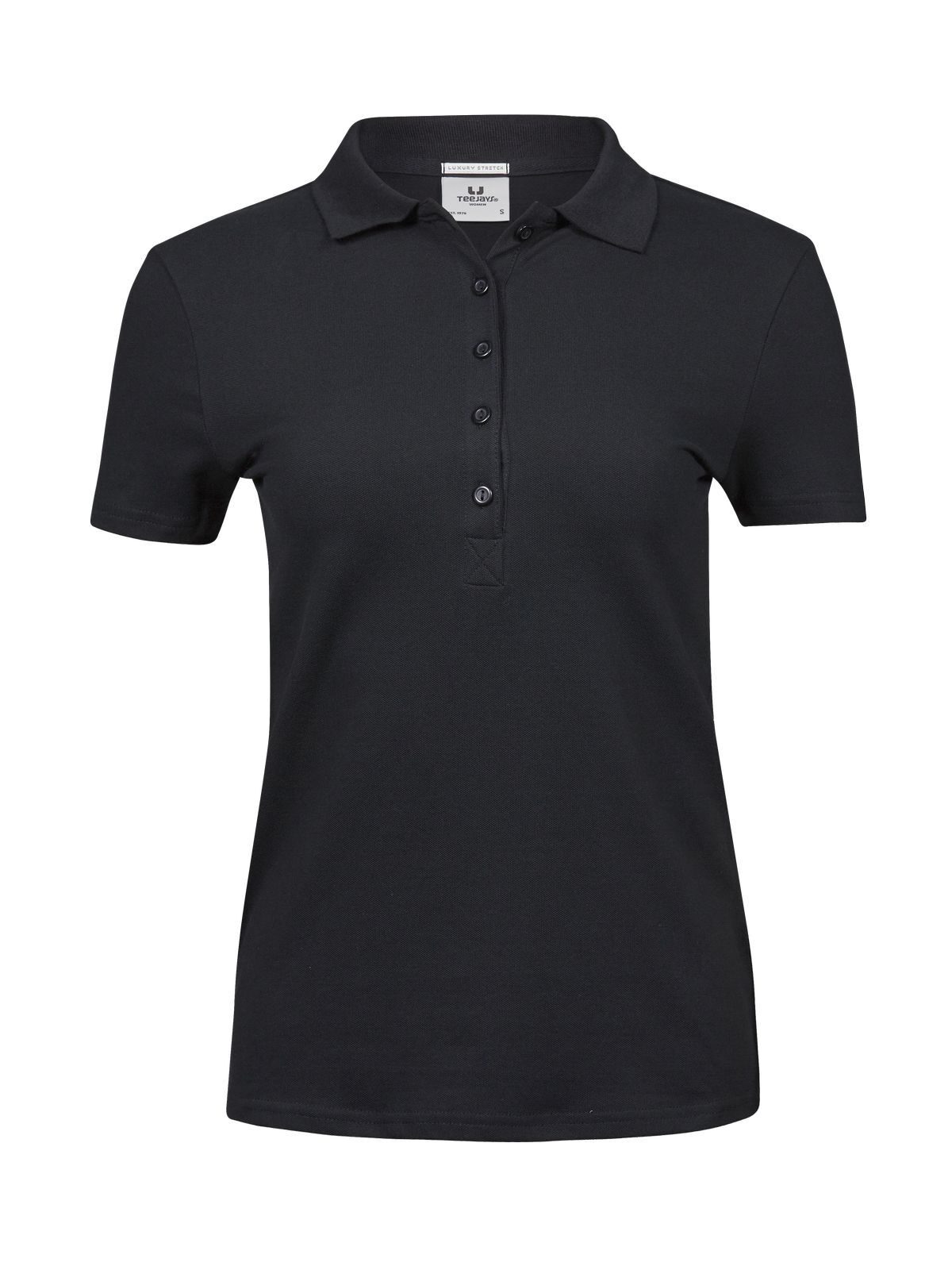 Women´s Luxury Stretch Polo - 002 - Black