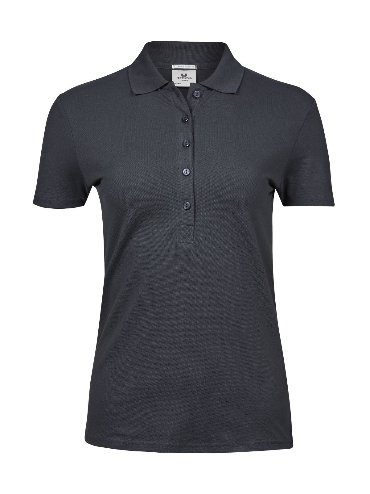 Women´s Luxury Stretch Polo - 005 - Dark Grey