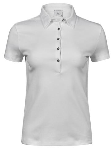 Ladies Pima Cotton Polo - 001 - white