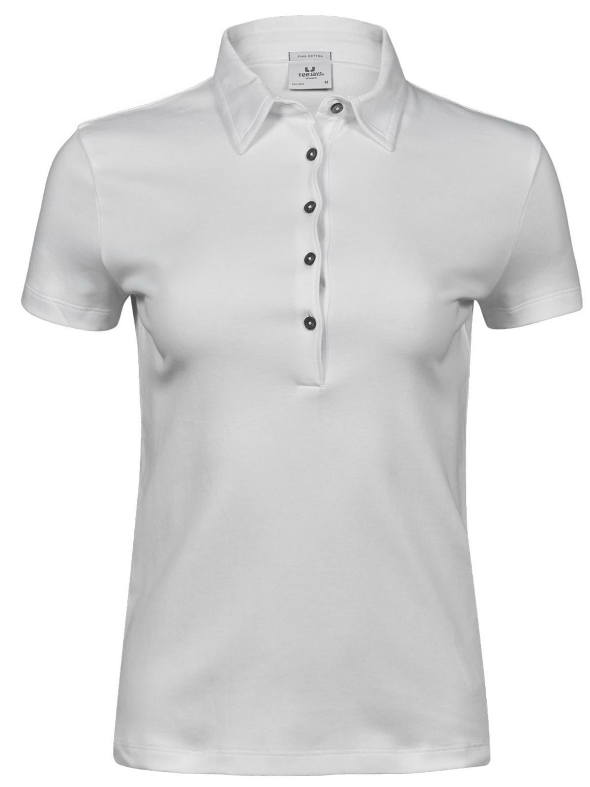 Women´s Pima Cotton Polo - 001 - White