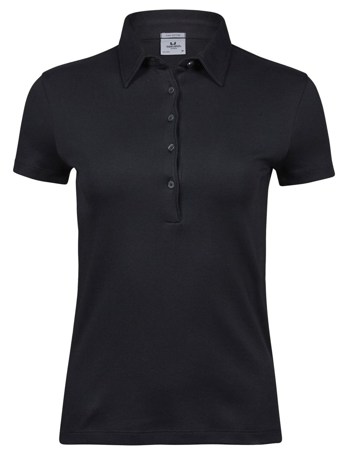 Women´s Pima Cotton Polo - 002 - Black