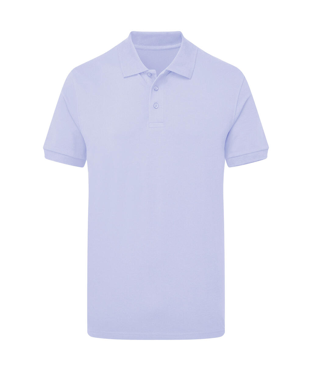 Polo uomo Stretch senza etichetta Signature - BLUE_WATER