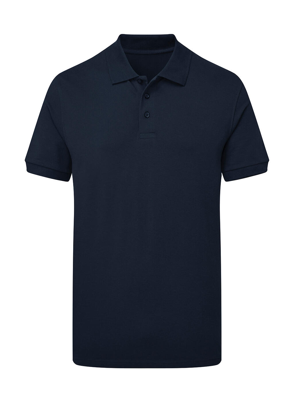 Polo uomo Stretch senza etichetta Signature - Dark Navy