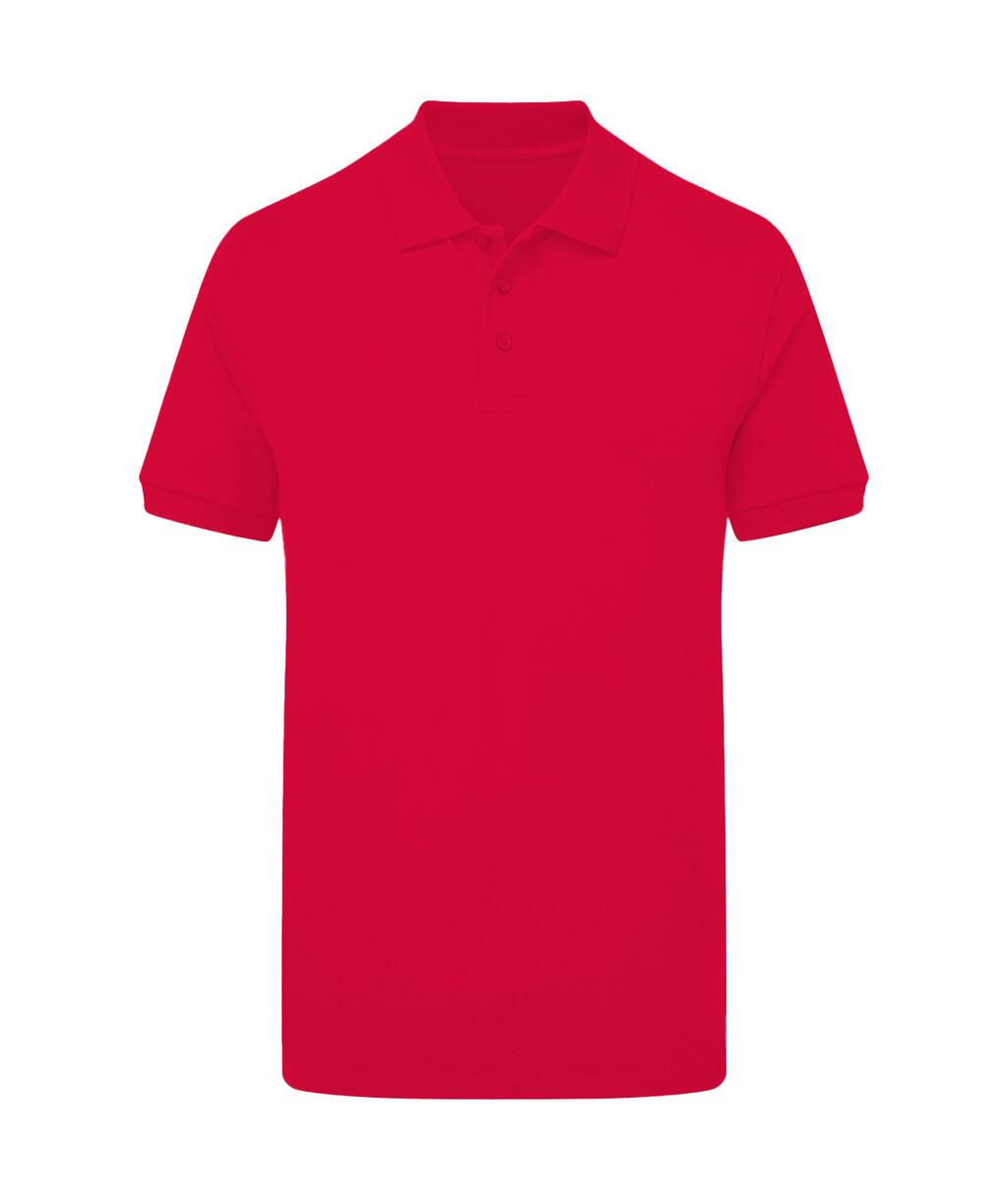 Polo uomo Stretch senza etichetta Signature - Red