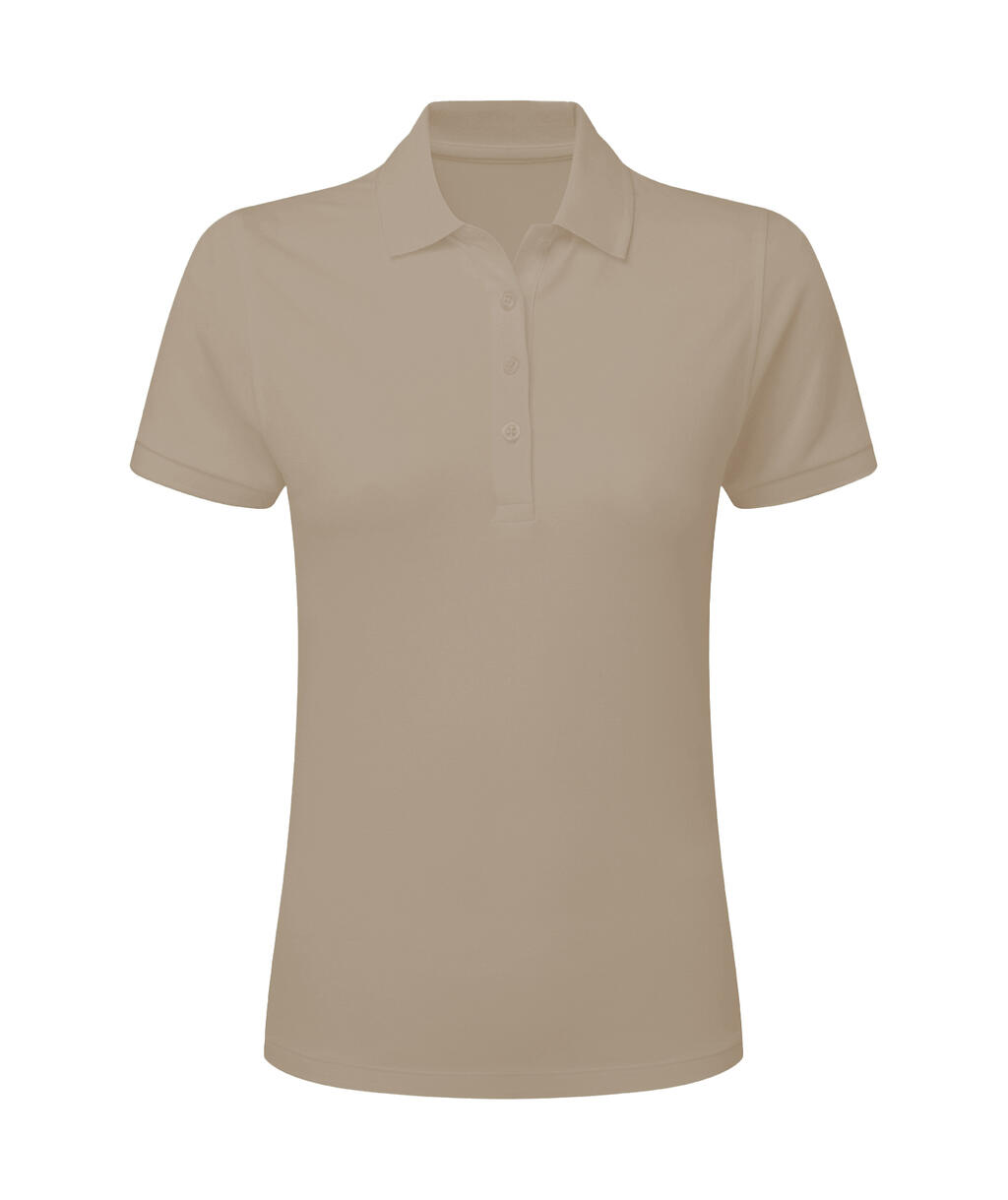 Polo donna Stretch senza etichetta Signature - PASTEL_MACCHIATO