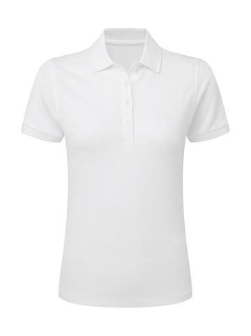 Polo donna Tagless Signature Stretch - WHITE