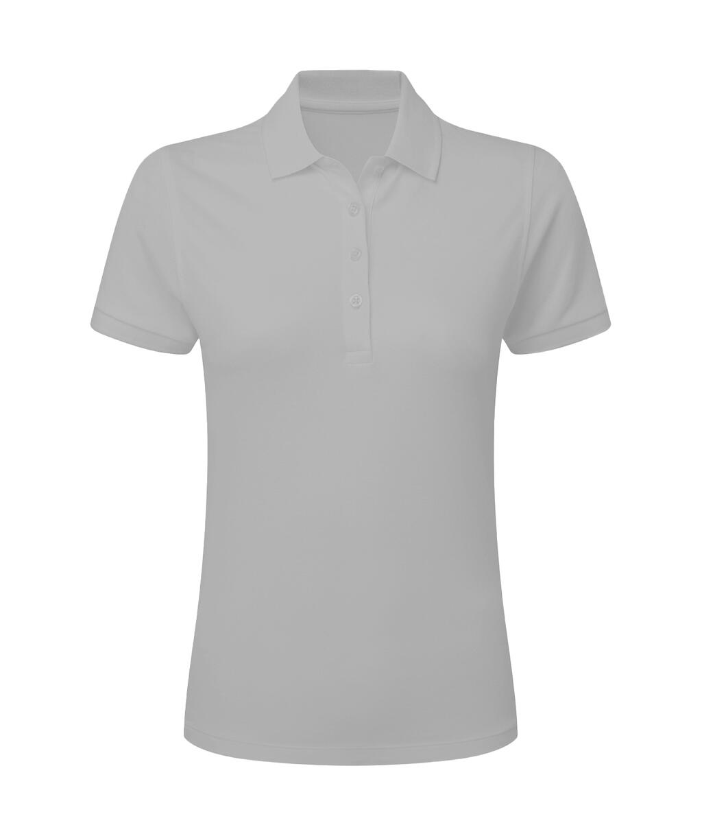 Polo donna Stretch senza etichetta Signature - LIGHT OXFORD