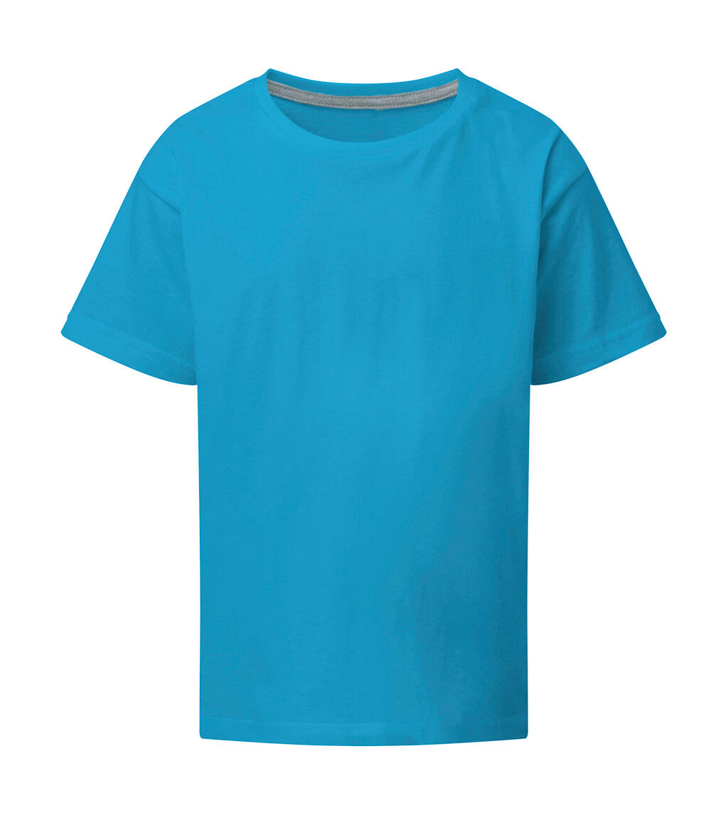 T-shirt bambino Signature Senza Etichetta - Turquoise