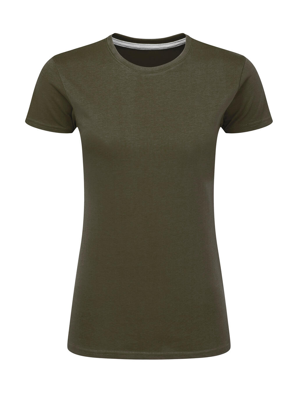 T-shirt donna Signature Senza Etichetta - Military Green