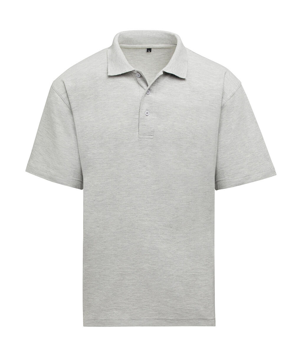 Polo Unisex - Heather Grey