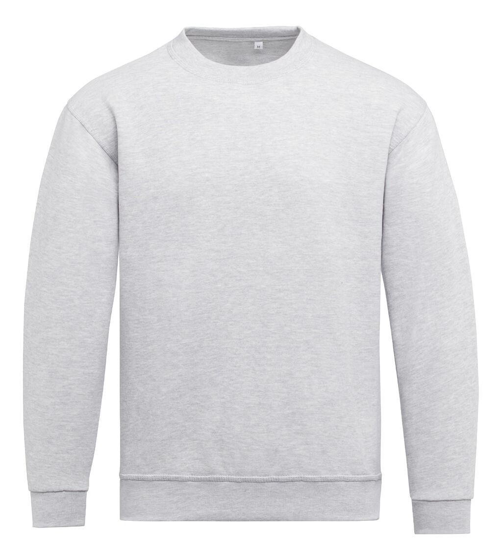 Felpa girocollo Unisex - 123 - Heather Grey