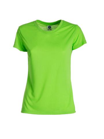 Ladies Performance Tee - 77 - Fluorescent Green