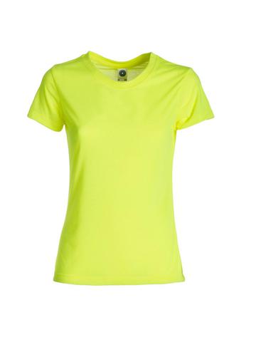 Ladies Performance Tee - 64 - Fluorescent Yellow