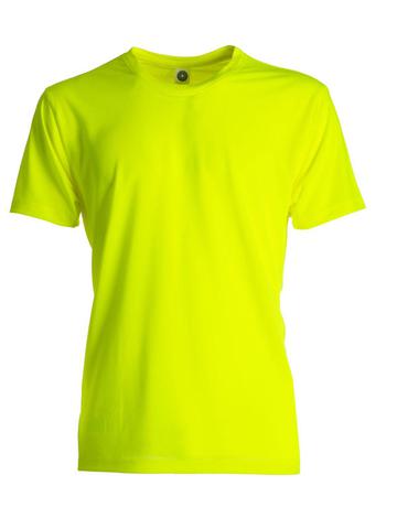 Men's Performance tee - 64 - Fluorescent Yellow