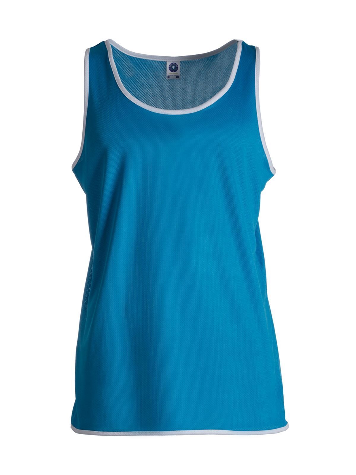 Ladies´ Contrast Sports Vest - Atoll/White