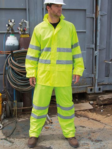 High Viz Waterproof Suit - High Viz Waterproof Suit