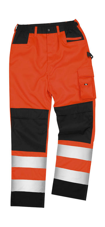 Safety Cargo Trousers - FLOR - Flo Orange