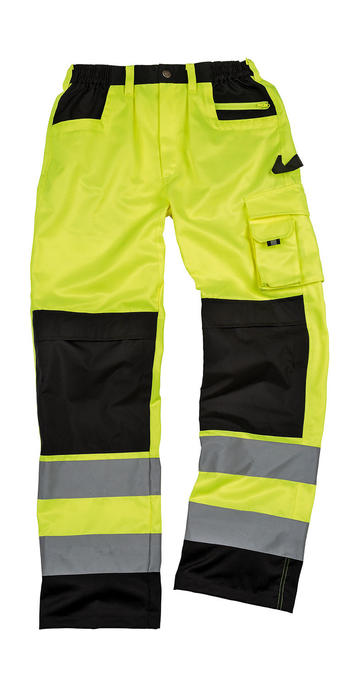 Safety Cargo Trousers - FLYE - Flo Yellow