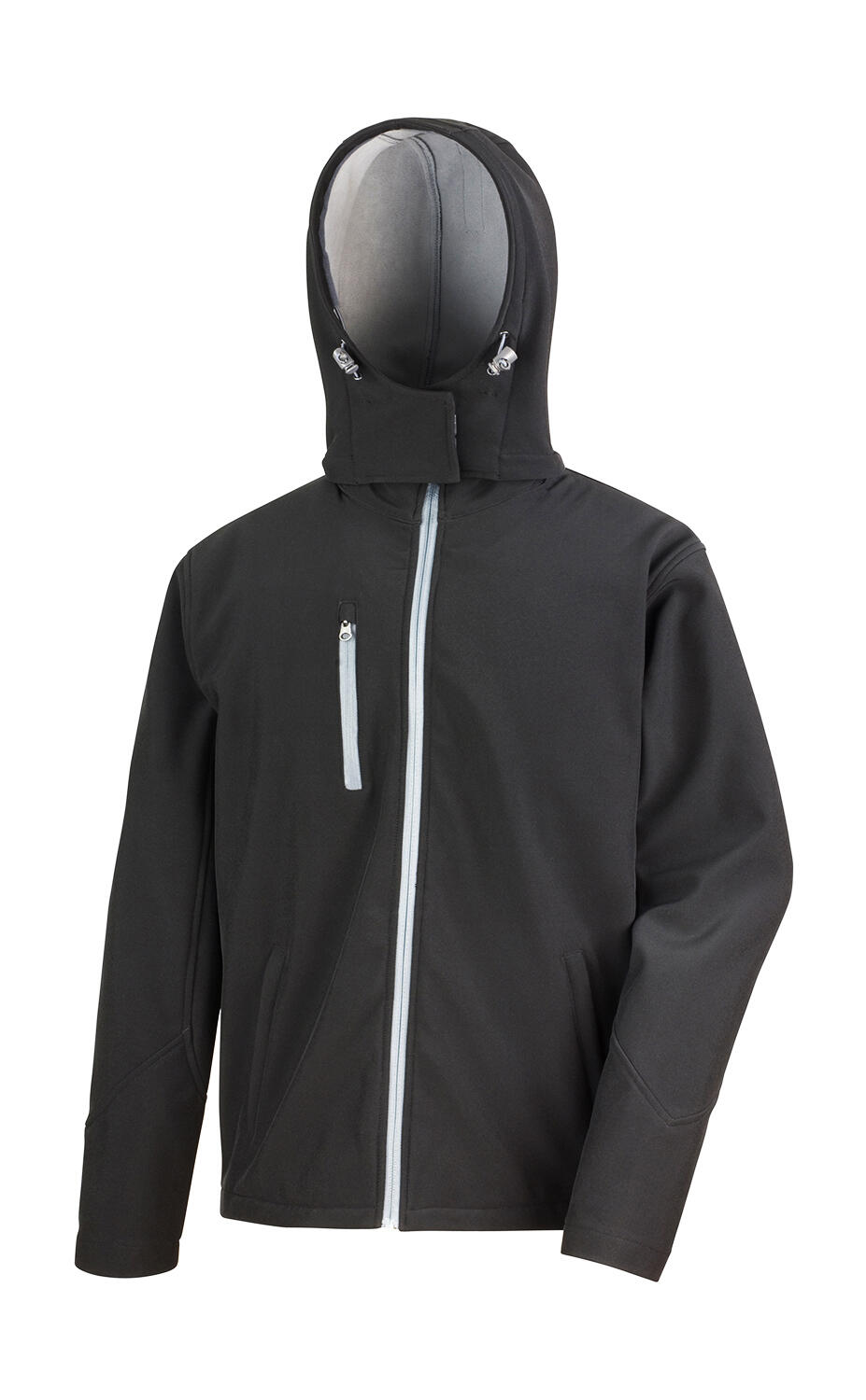 Softshell TX Performance con cappuccio - BKGY - Grey
