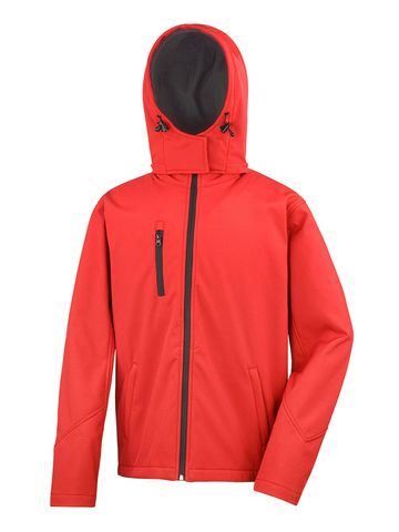 Softshell TX Performance con cappuccio - RDBK - RED
