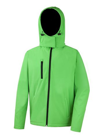 Softshell TX Performance con cappuccio - 554 -  VIVID GREEN - BLACK