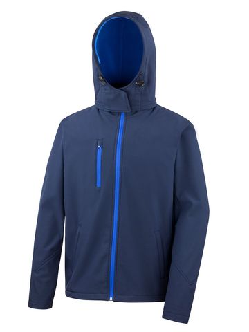 Softshell TX Performance con cappuccio - NVRY - NAVY-ROYAL