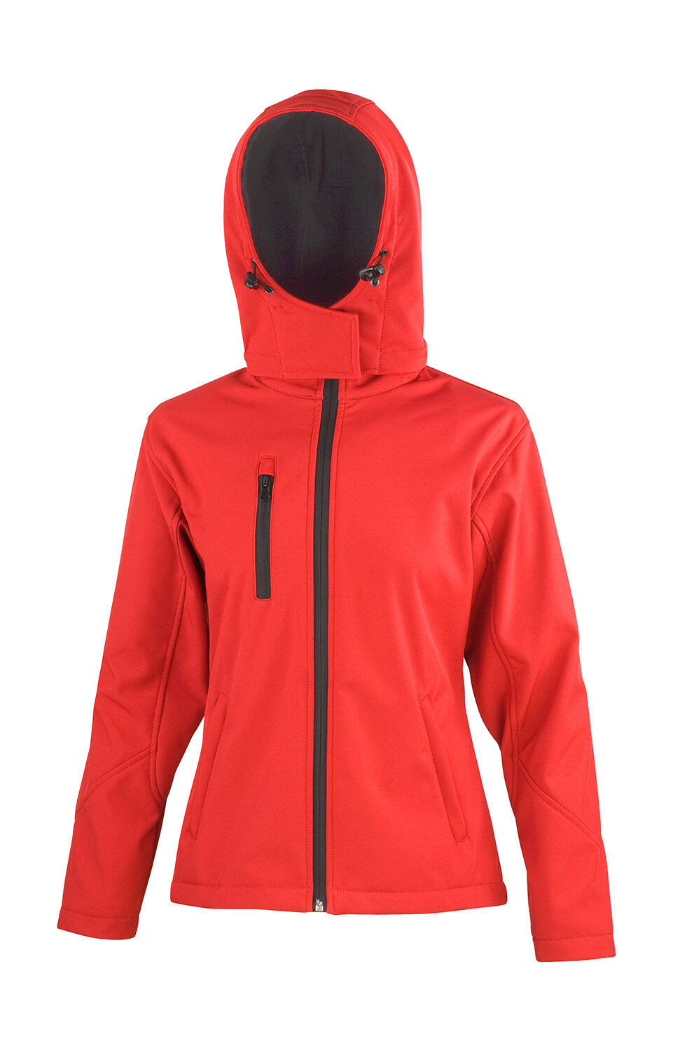 Softshell donna TX Performance con cappuccio - Red/Black