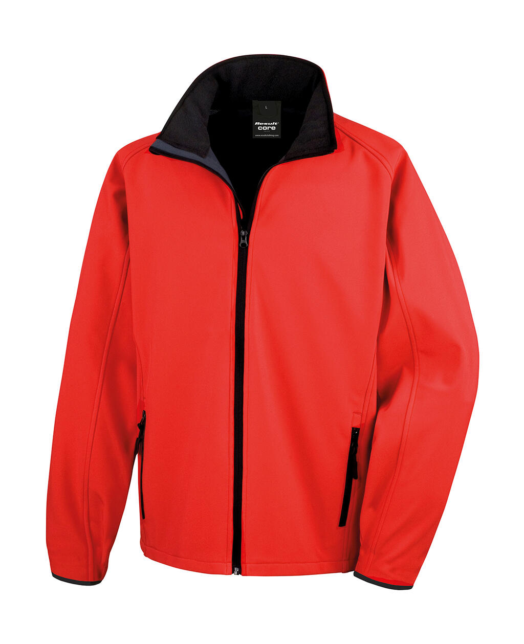 Giacca Softshell stampabile - Red/Black