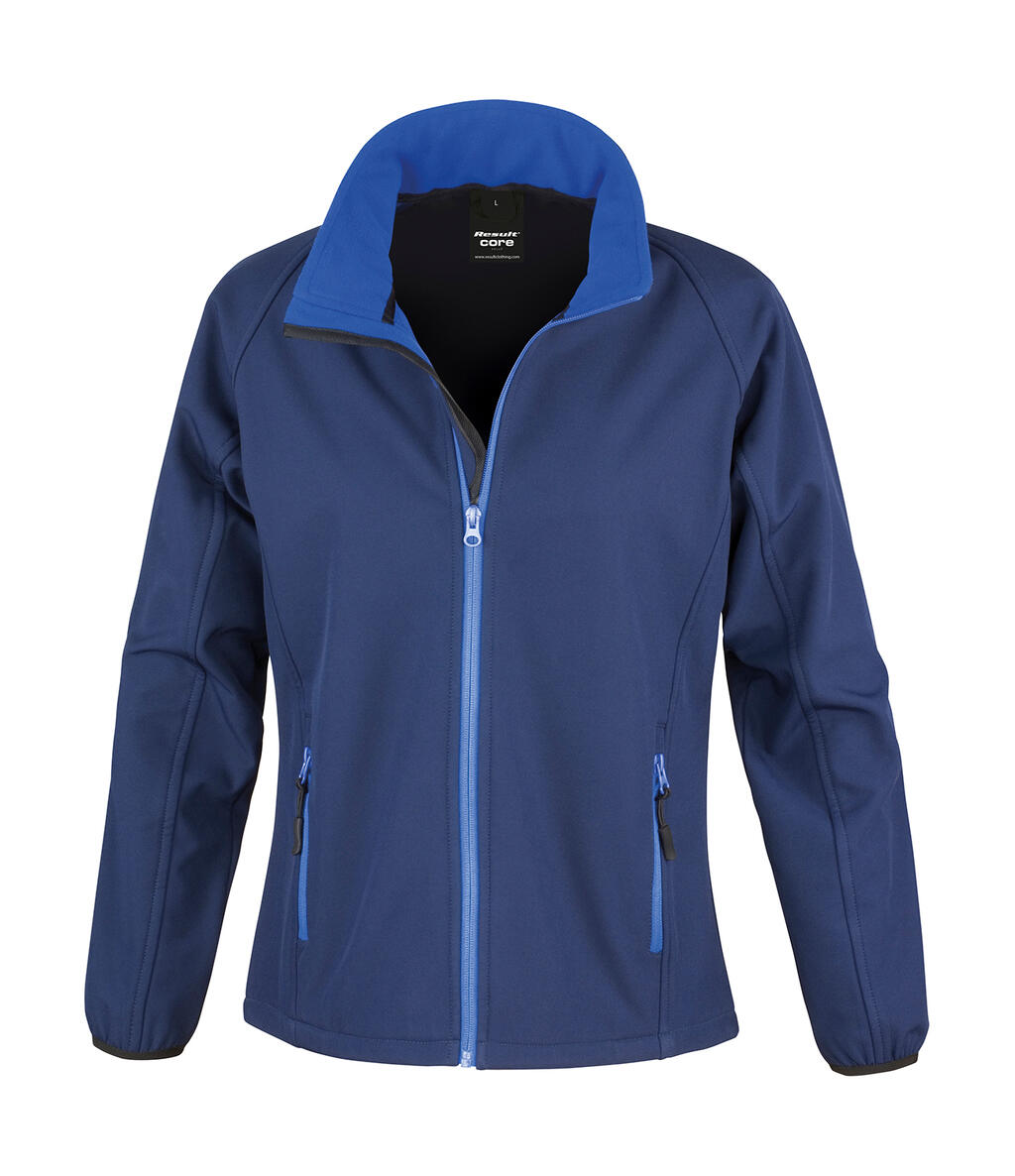 Giacca Softshell donna stampabile - - NAVY