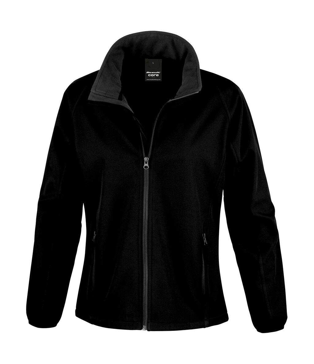 Giacca Softshell donna stampabile - 177 - BLACK-BLACK