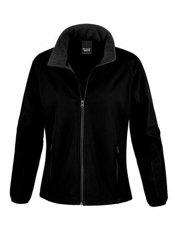 Women Printable Softshell - BKBK - BLACK-BLACK