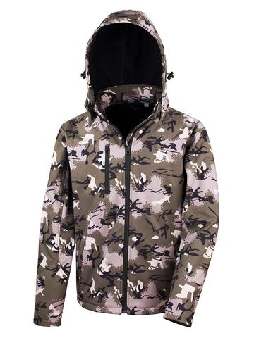 Camo TX Performance Hooded Softshell - CAMG - CAMO GREEN