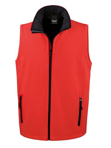 Printable Softshell Bodywarmer - RDBK - RED