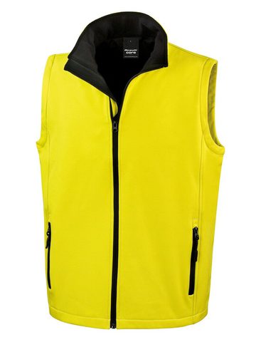 Printable Softshell Bodywarmer - YEBK - YELLOW-BLACK