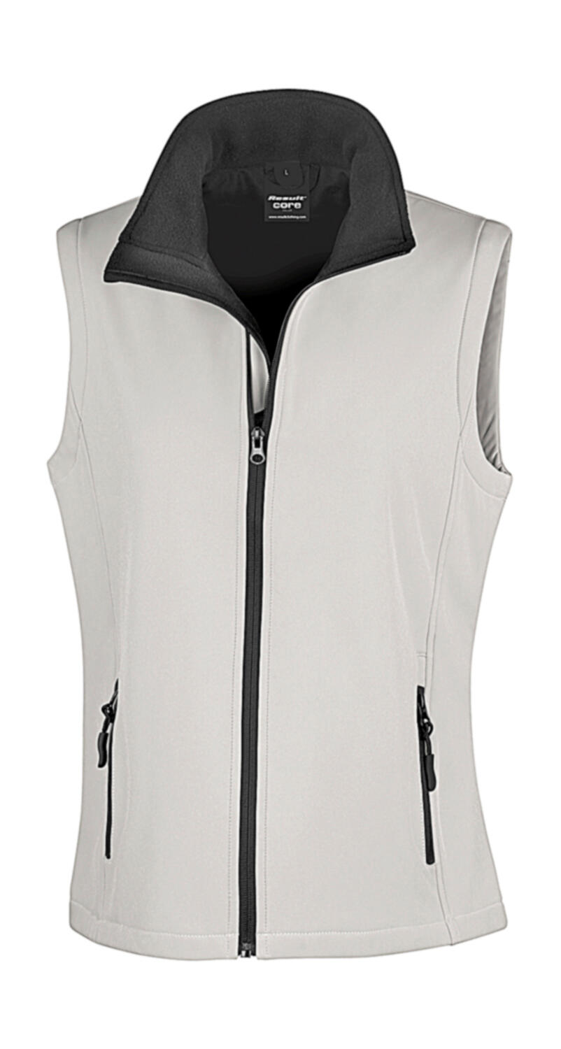 Smanicato Softshell donna stampabile - 056 - Black