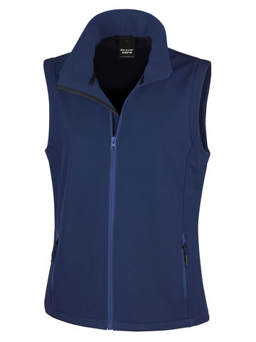 Women Printable Softshell Bodywarmer - NVNV - NAVY-NAVY