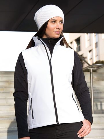Women Printable Softshell Bodywarmer