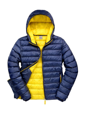 Mens Snow Bird Hooded Jacket - 272 - NAVY-YELLOW
