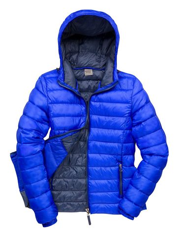 Womens Snow Bird Hooded Jacket - RYNV - ROYAL BLUE-NAVY